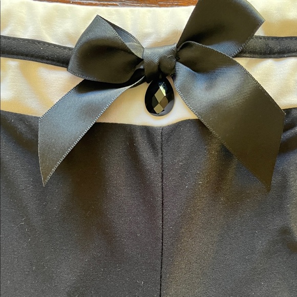 Soma Black and White w Lace and Jewel Detail Pajama Set Sz M - Picture 13 of 14